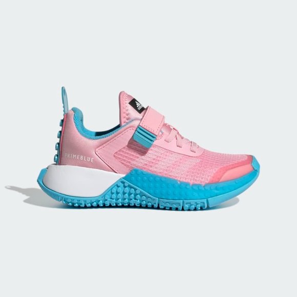 Adidas x Lego Sport J 'Light Pink' PS GX7613 Preschool Strap Sneakers size 3